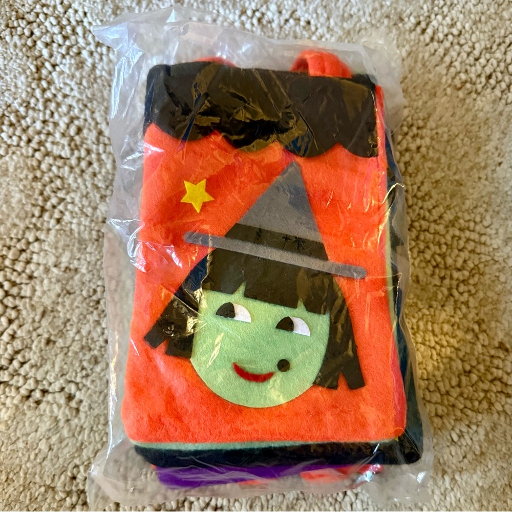 Halloween Felt Treat Bags, Set of 10, Brand New!
